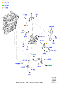 GB5Z6K682A-TURBOCHARGER