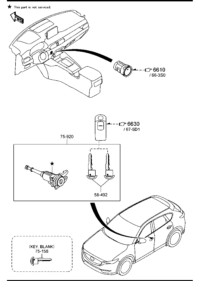 KRY176201-Key, blank