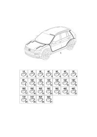 22D971001-Wire, center confirm## chassis number when ordering. use as needed: