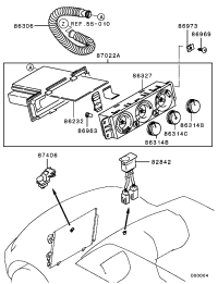 MR500544-CONTROL ASSY,AUTO A