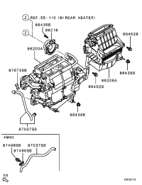MR460767-BRACKET,HEATER