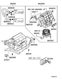 MR460339-MOTOR,AUTO HEATER CONTR