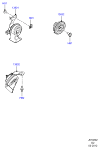 BM5T13832AB-SPEAKER ASSY 6.5