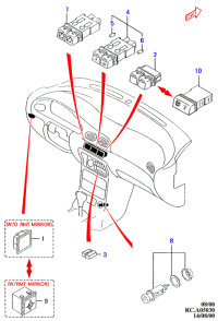 KK19166600-SWITCH,RMT.MIRROR