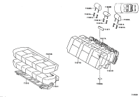 7194060260A1-Headrest assy-rr seat
