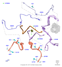 F2GZ2078G-Brake assy-lh