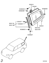 MR971374-WEATHERSTRIP,QTRWINDOW