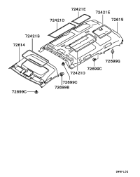 MB817060-CLIP,HEADLINING