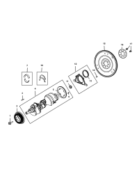 5038473AA-Crankshaft shock absorber
