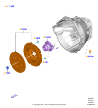BR3Z7A508B-Cylinder assy-clutch sub