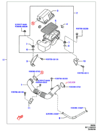 MB59313Z40-ELEMENT-AIR CLEANER
