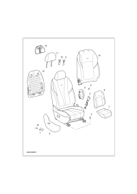 C00082286F113-Buckle assy, front seat belt