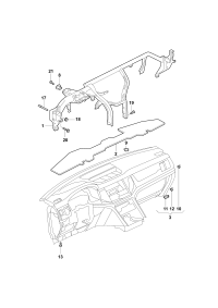 30D857003A-Panel, instrument