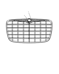 4805928AC-(^)GRILLE RADIATOR