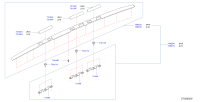738205BC0A-ROOF RACK ASSY-