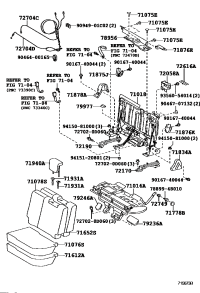 710760D060B0-COVER, REAR SEAT CUSHION, LH (FOR SEPARATE TYPE)