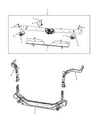 5074615AF-CROSSMEMBER RADIATOR CLOSURE PANEL
