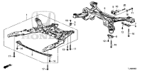 50300TLYH50-Subframe assy-rr, rh. (4wd)