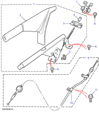 XLB100050L-Switch handbrake unit