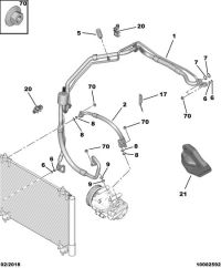 ZQ92344780-Pipe, air conditioner refrigerating