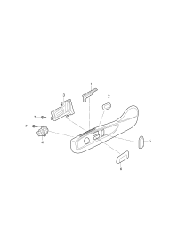 L19G959747-Switch, height tilt & back tilt
