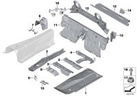 41009466281-Bracket C- pillar, lh