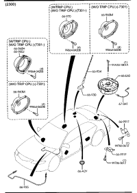 GK3C66960-SPEAKER,LOUD-REAR
