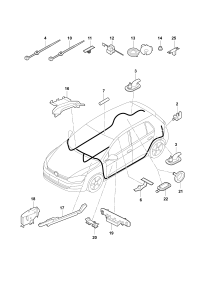 30G971361-BRACKET,HARNESS