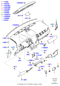BT4Z78044E82AC-GRILLE ASSY-REAR COOLER,OUTLET