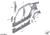 41149625573-Wheelhouse outer rear lh