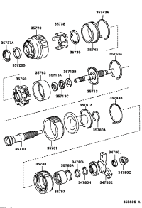 9056034004-Washer, plate (for ATM drive shaft)