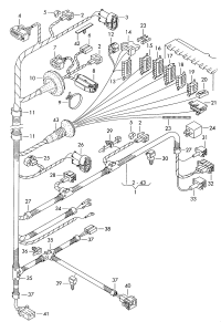 L357971774DC-Wiring harness-adapter for automatic transmission multi-display
