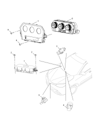 10325849-Module assy-heater a/c cont