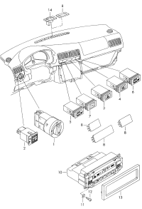 L1J0959621C01C-Switch, for headlamp glass