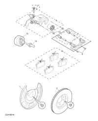 10382070-Pad assy-rr brake