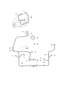5TD971175-Harness, for rear hatch cover