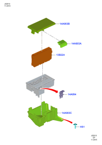 GU5T13B224CA-BLOCK,MAIN FUSE