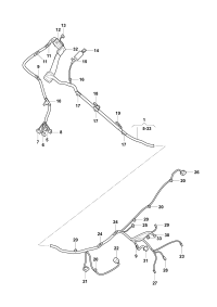 5DL971147-Harness, for rear hatch cover
