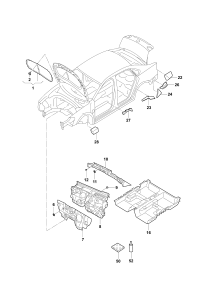 5DL863831-Damper assy-hood