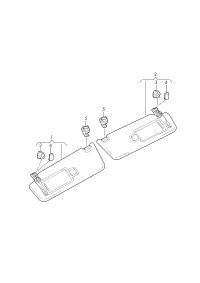 22D857552A2ML-Sunvisor