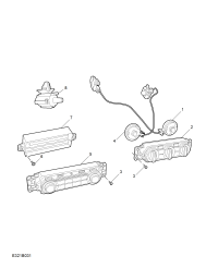 10141911-Cable assy-climate control (temperature cable, red)