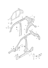 L2GD809406-Quarter panel inner: