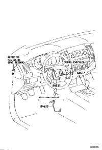 8463208021-Switch assy, cruise control main