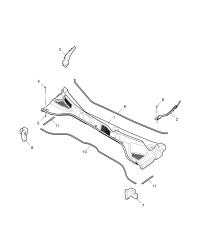 10154086-Panel, a/c grille