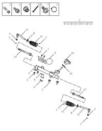 4036004500-Tie rod assy-p/w
