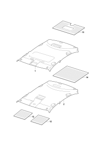 18D867501AF-Moulding roof, for sliding roof lid