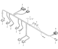 3BD971100M-Harness assy-roof