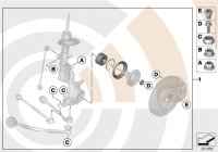 31222311523-Bearing-service kit frt wheel
