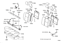 710750DC80C0-Cover, rear seat cushion (for bench type)