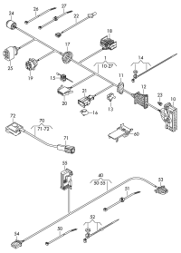3C8971558AT-Harness, for door trim
